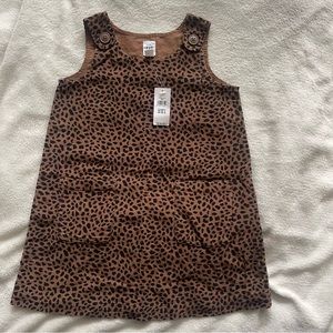 NWT GAP leopard print jumper dress size 3t